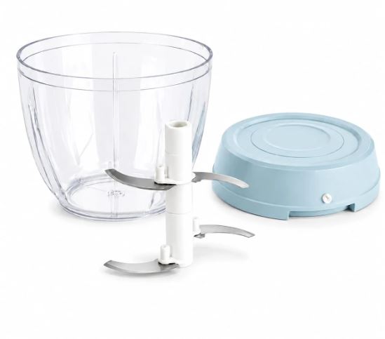 4 Blade Manual Food Chopper 1000ml | Vegetable Cutter Pakistan | Shopu - Image 2