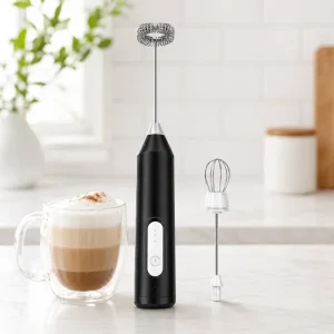 Rechargeable Electric Milk Frother | 2-in-1 Coffee Foam Maker Pakistan