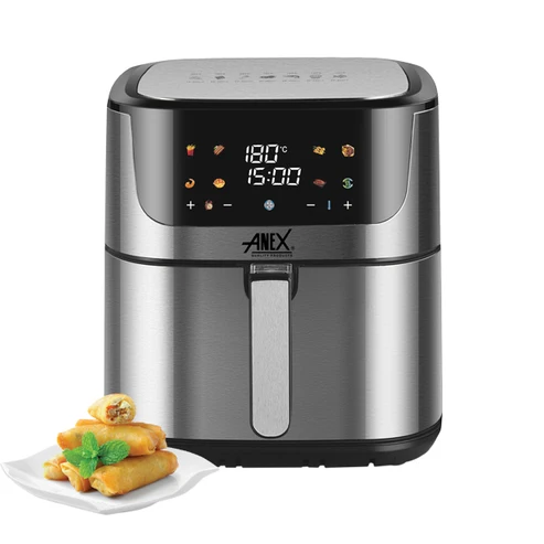 Anex Deluxe Air Fryer AG-2025 | 8L Digital Air Fryer | 2000W | 2 Years Warranty