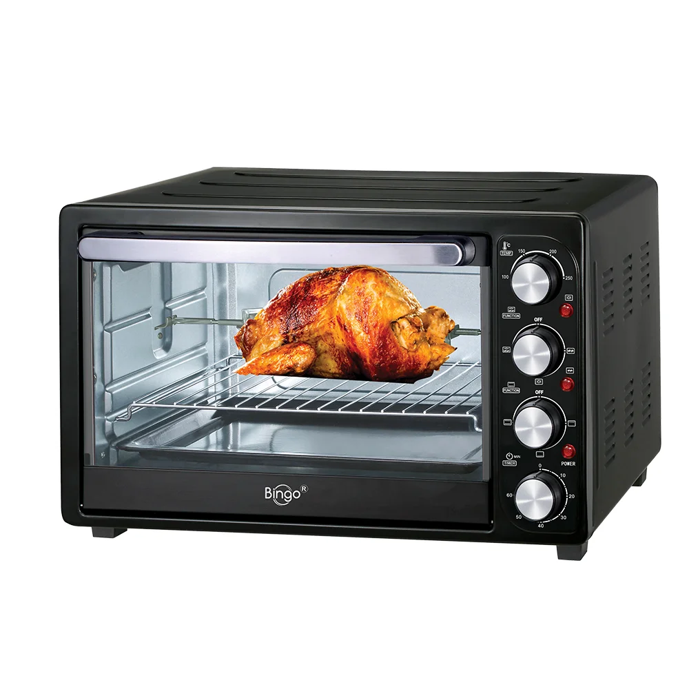 Bingo OT-53RKCL 53L Oven Toaster | Convection Rotisserie Electric Oven (Black)